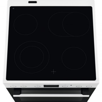 Zanussi ZCV 65201 WA Κουζίνα 54lt με Κεραμικές Εστίες Π60εκ. Λευκή